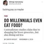 image for Millennials are destroying the eating industry