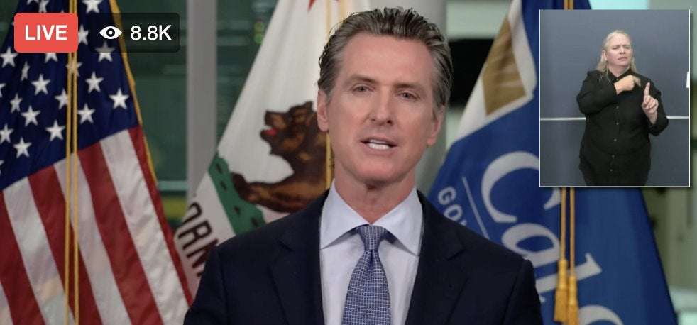 image for California Coronavirus Update: Governor Gavin Newsom Orders Indoor Service At All Restaurants, Bars, Movie Theaters In State To Close Again; No End Date Given
