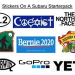 image for Stickers On A Subaru Starterpack