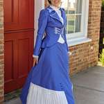 image for Just finished my 1890s outfit after ~a year of work - all of the layers are hand knit or sewn!