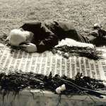 image for Greek father cries over the grave of his son that died defending Cyprus from the Turkish invasion