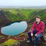 image for This is what Kerið crater lake actually looks like. Nobody calls it the "Eye of the World".