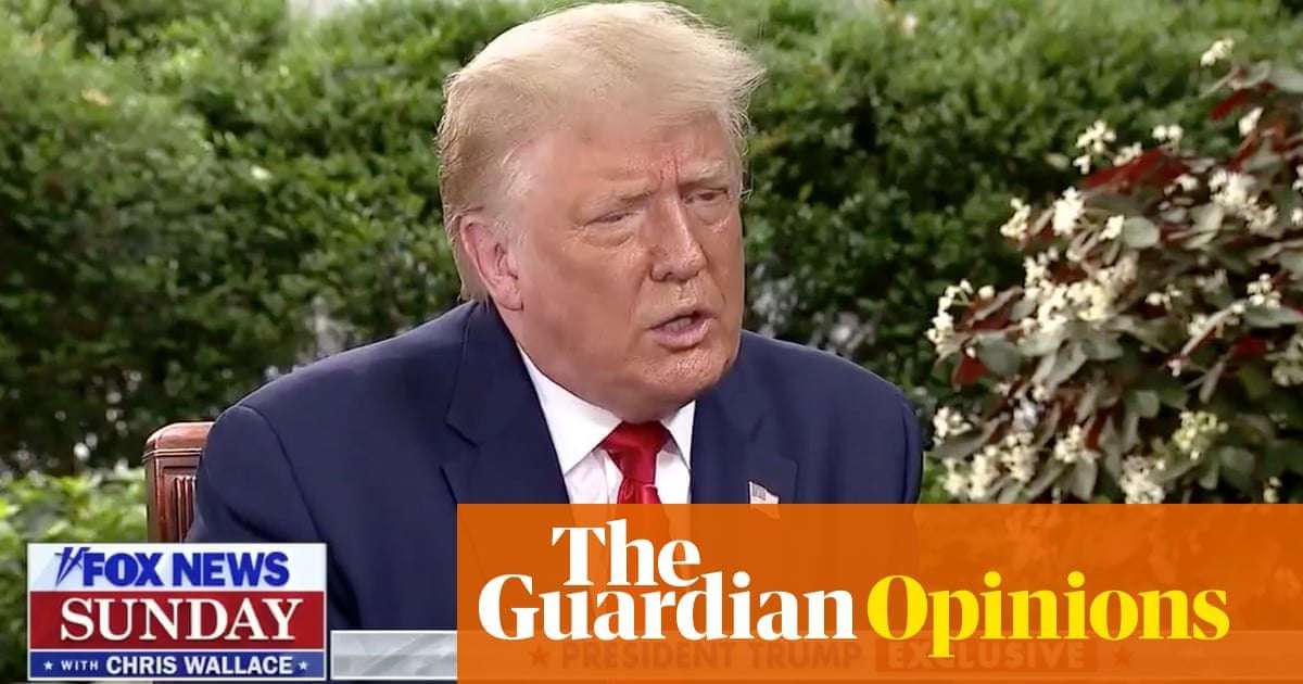 image for Trump's sweaty Fox News interview shows his 2020 chances melting away | Richard Wolffe