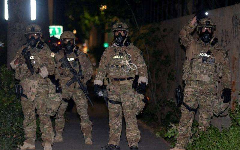 image for U.S. Homeland Security confirms three units sent paramilitary officers to Portland