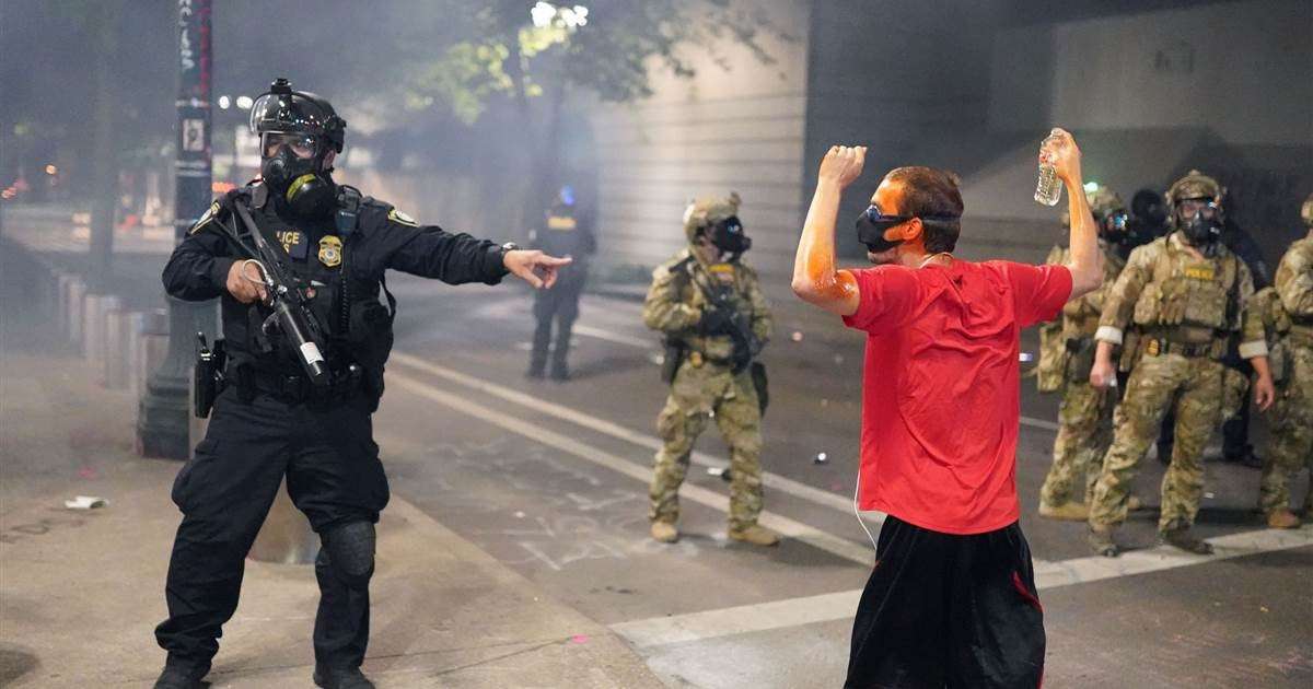 image for The Republican silence on what's happening in Portland is jarring