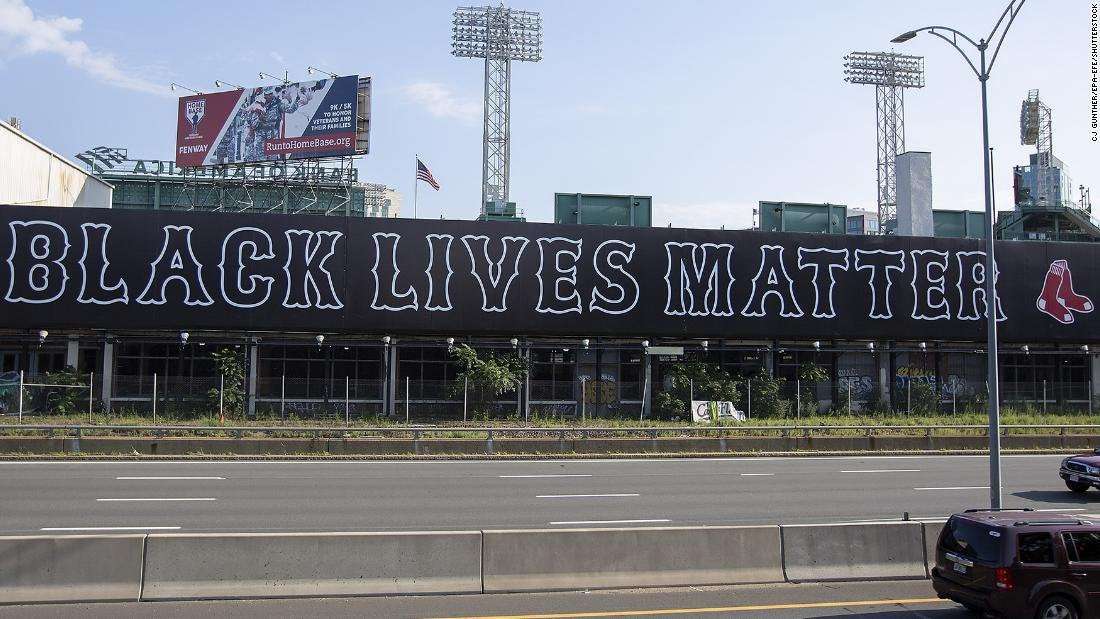 image for The Boston Red Sox put up a Black Lives Matter billboard over the Massachusetts Turnpike