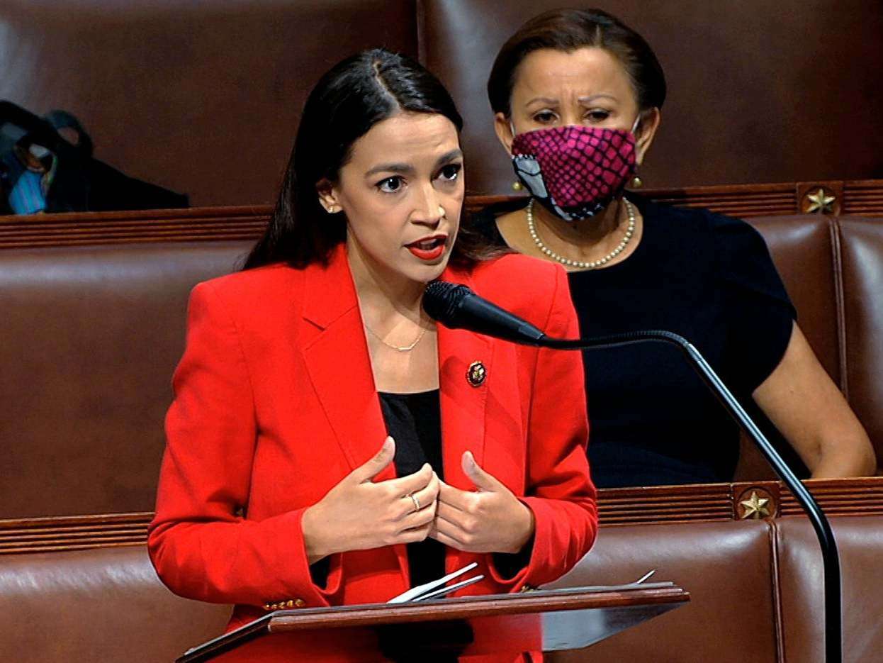 image for 'She’s the anti-Trump': AOC's anti-misogyny speech praised by US politicians and celebrities