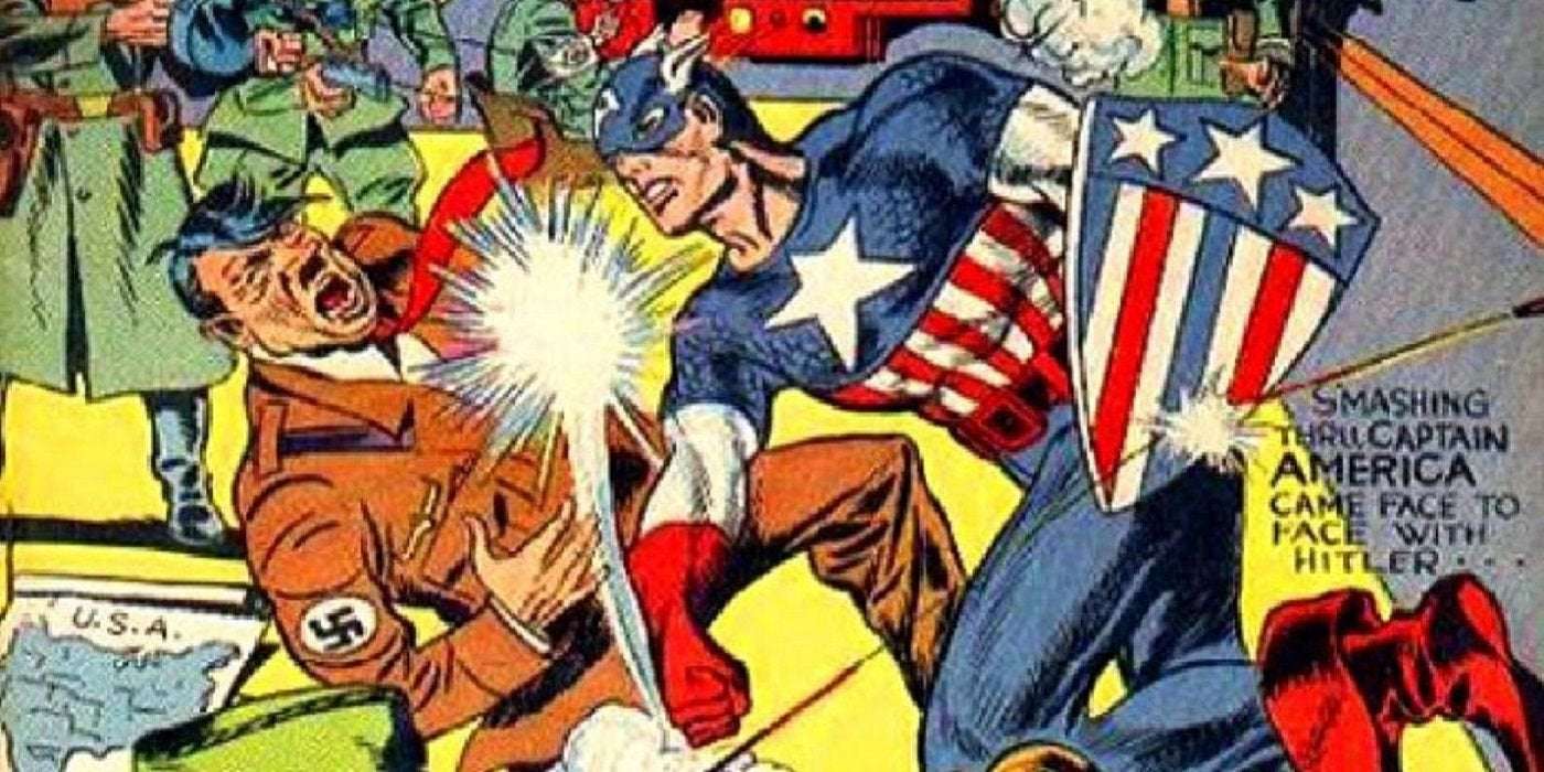 image for The History Behind Captain America Punching Hitler