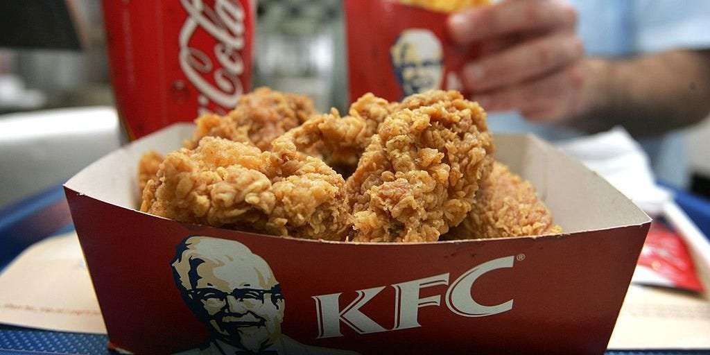 image for KFC will test lab-grown chicken nuggets made with a 3D bioprinter this fall in Russia