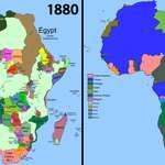 image for Africa in 1880 compared to 1913