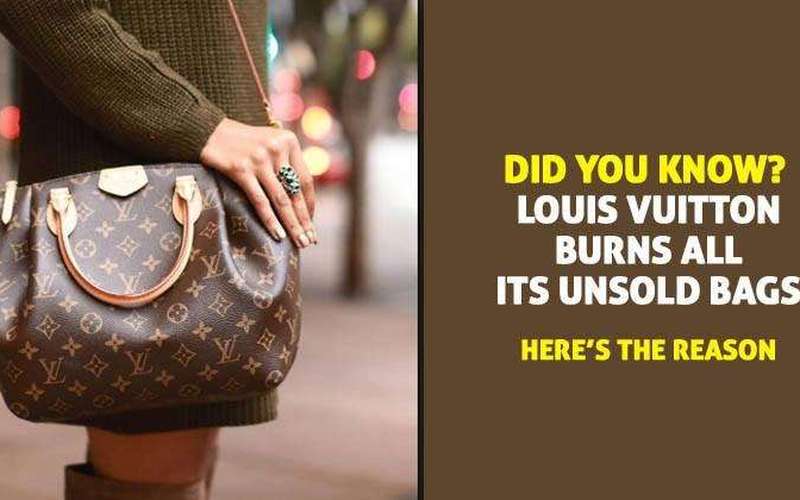 image for The Reason Why Louis Vuitton Burns All Its Unsold Bags Will Surely Amaze You