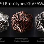 image for [OC] Endless Dice D20 Prototypes Giveaway! On Reddit, Twitter and Instagram :D