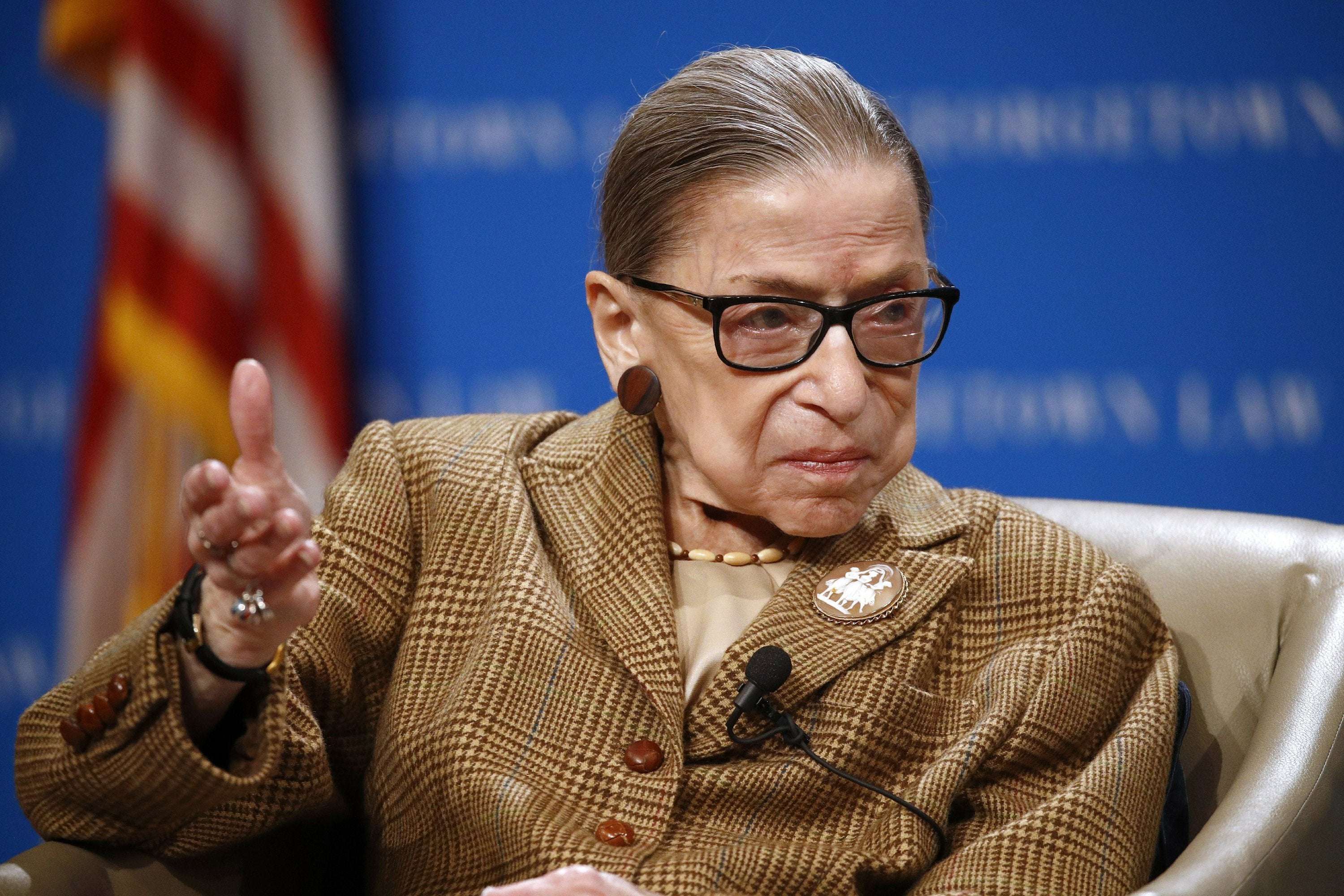 image for Supreme Court Justice Ginsburg released from hospital