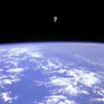 image for In 1984, Bruce McCandless hovered 320 ft away from the Challenger and made it back safely using a nitrogen jetpack called Manned Maneuver Unit.