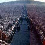 image for Two pictures stitched together from Nazi rally at Reichserntedankfest in 1934 make you realise how enormous it actually was