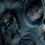 image for In Gravity(2013), as Kowalski flies very close to the camera, astronauts holding a movie camera and boom mic appear to be reflected in his helmet visor. This is an in-joke by Alfonso Cuarón. The "reflections" were added with CGI to make it look like the scene was actually filmed in space.