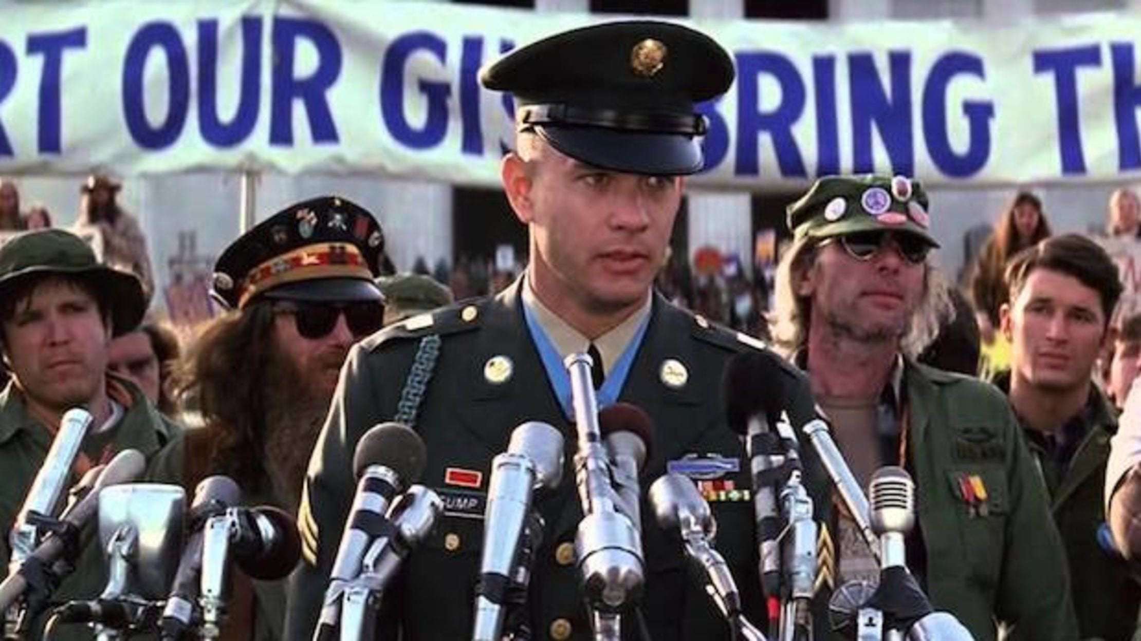 image for What Forrest Gump Said at the Vietnam Protest March