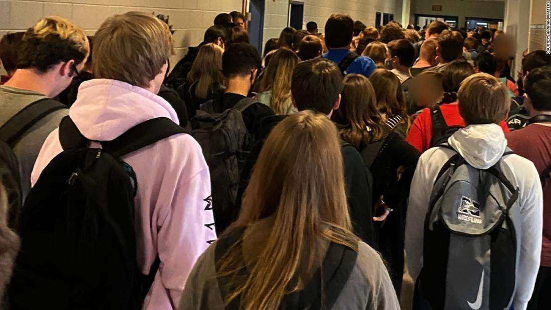 image for Georgia student who posted photo of a crowded school hallway and called it 'good and necessary trouble' no longer suspended