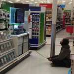image for This homeless man seen casually playing Xbox at Target