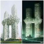 image for This ambitious apartment project was scrapped as many compared it to the Twin Towers on 9/11
