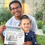 image for I grew up without a dad. Last week I made the front page of our local paper for being one.