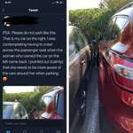image for Horrible driver shames other driver for not accommodating her awful parking job