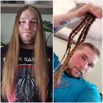 image for Before and after photos from donating my hair to Angel Hair For Kids, where they make wigs for kids battling cancer! My friend (who also donated his hair) and I have also raised over $8,000 for the Canadian Cancer Society!