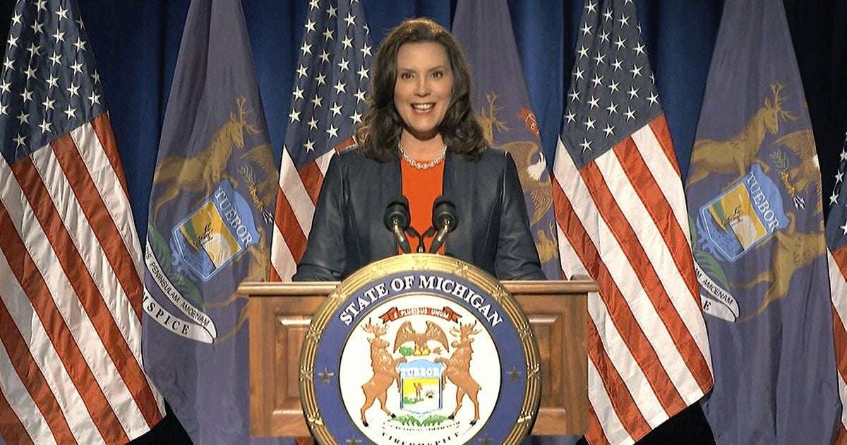 image for Michigan governor caught on hot mic: 'It's shark week mother f******'
