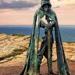 image for Statue of King Arthur located in a castle in Cornwall