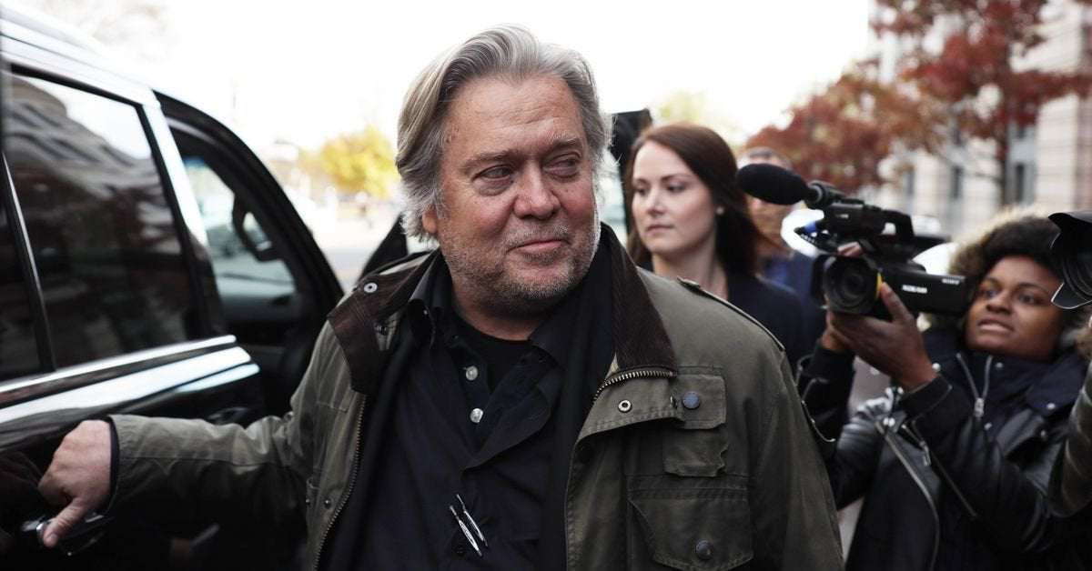 image for The post office arrested Steve Bannon. Yes, the post office can arrest people.
