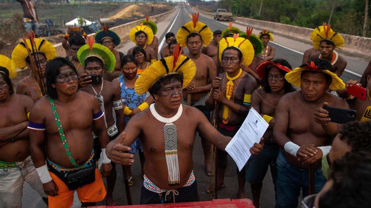 image for Amazon indigenous protesters vow indefinite roadblock