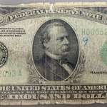 image for Customer brought in a 1934 thousand dollar bill. After ten years in banking finally got to see one in person.