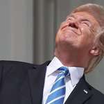 image for 3 years ago today, the US president thought it was 100% appropriate to stare directly at the sun