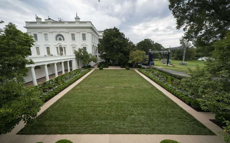 image for Melania Trump Faces Backlash for Rose Garden Renovation: 'She Cut Down Jackie's Trees!'
