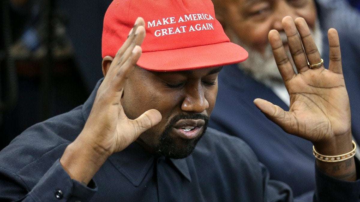 image for Kanye West Is Breaking Campaign Finance Law and Keeping His GOP Backers a Secret