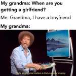 image for Accepting grandma