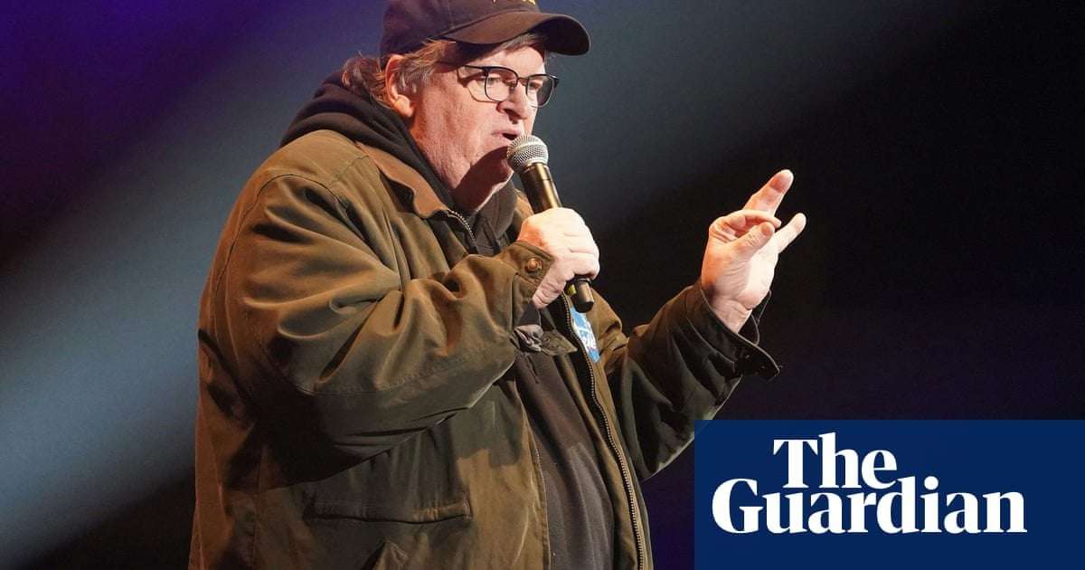 image for Michael Moore warns that Donald Trump is on course to repeat 2016 win