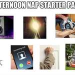 image for Having a nap starter pack