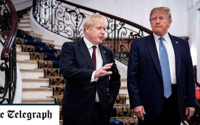 image for Exclusive: Leaked meeting notes show Boris Johnson said Trump was 'making America great again'