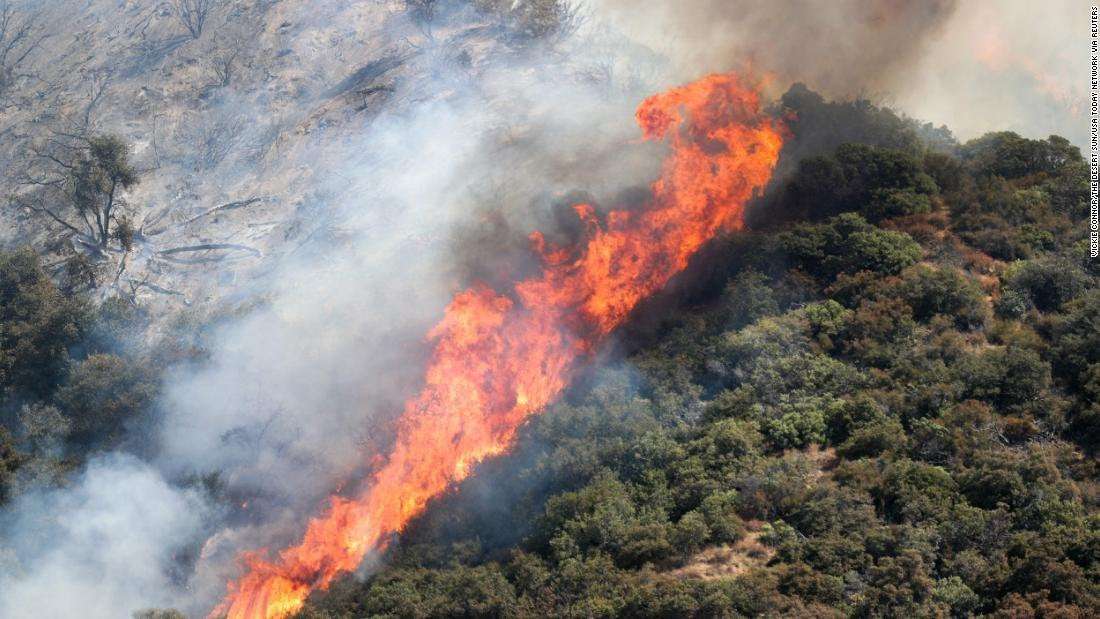 image for A gender reveal sparked a wildfire in California that's grown to over 7,000 acres