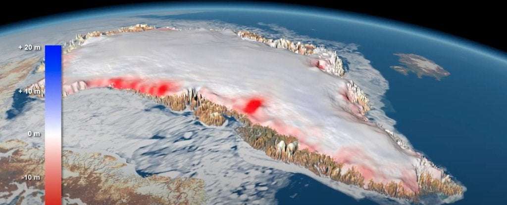 image for Ice Sheet Melting Is Perfectly in Line With Our Worst-Case Scenario, Scientists Warn