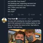 image for Tony Hawk is a great dude