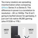 image for Native vs Upscaled 4K will be the biggest difference between the X and S