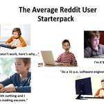image for The Average Redditor Starterpack