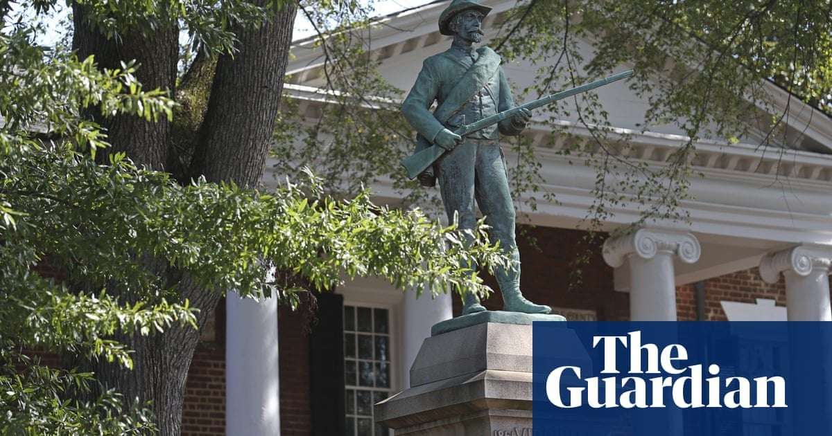 image for Crowd cheers as Charlottesville takes down statue of Confederate soldier