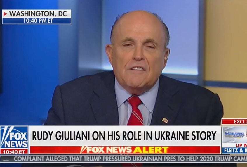 image for Rudy Giuliani collaborated on smear of Joe Biden with "active Russian agent"