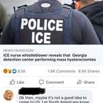 image for Thinking it’s ok to perform unnecessary surgery on people detained by ICE