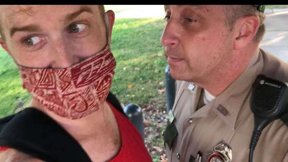 image for Ex-Tennessee trooper Harvey Briggs denied ripping mask off of protester; cop, video say otherwise