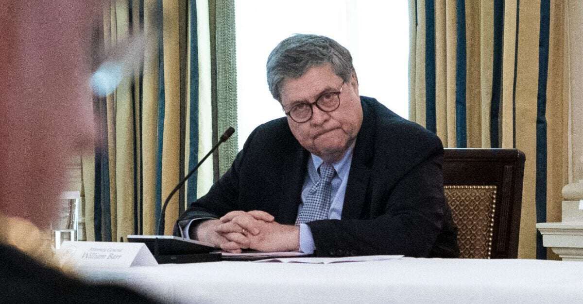 image for Attorney General Bill Barr Directly Implicated in Discarded Ballot Chaos Amplified by Trump and White House