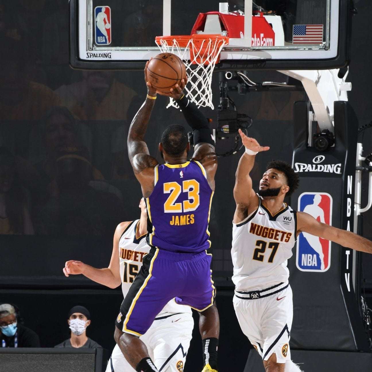 image for LeBron James leads Los Angeles Lakers to first NBA Finals in 10 years